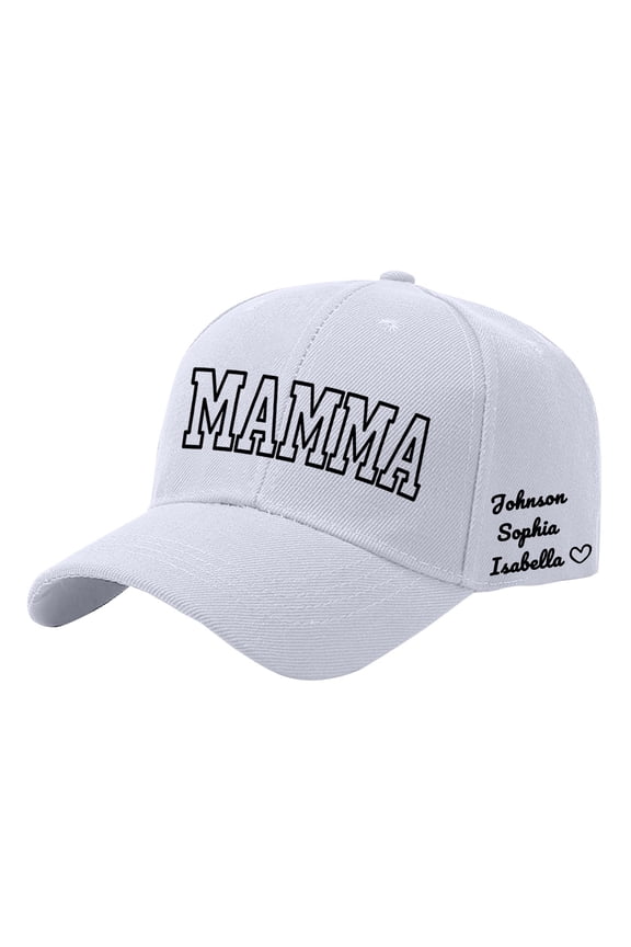 Sun Hat Custom Name Printed Personalized Baseball Cap, DIY Mother's Day Birthday Gift Hat for Ladies Women