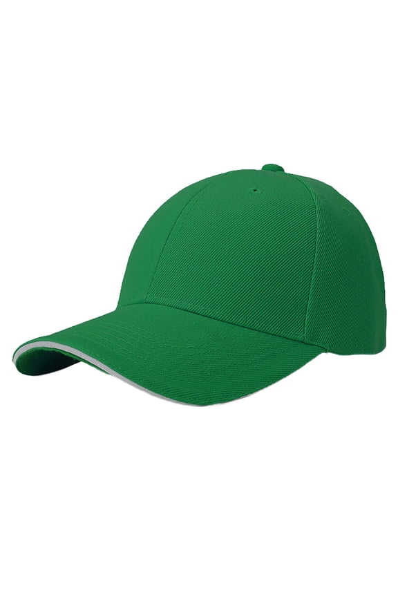 Sun Hat Unisex Hairy Green Sandwich Baseball Cap, Blank Adjustable Sun Hat for Group Team Work Tourism Use