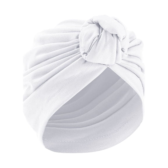 Gsakboxl Sun Hats For Women Women Padded Forehead Muslim Turban Chemo Hair Loss Bonnet Stretch Head Wrap Scarf Cover White