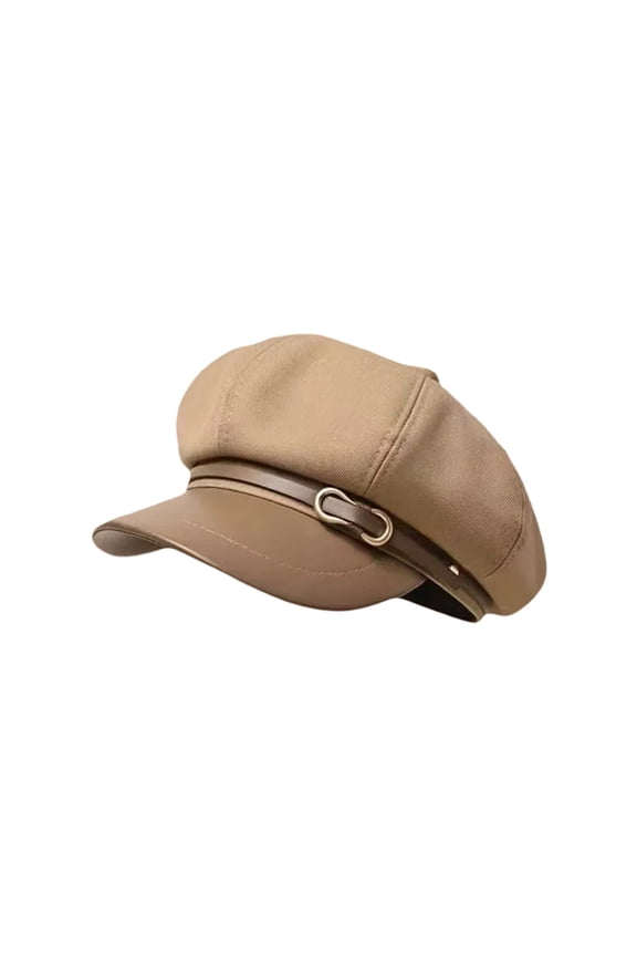 Sun Hats For Women Unisex Vintage Corduroy Newsboy Cabbie Flat Cap Soft Windproof Thermal Outdoor Fashion Hat For Women Men Autumn Winter Street Matching Sightseeing Khaki
