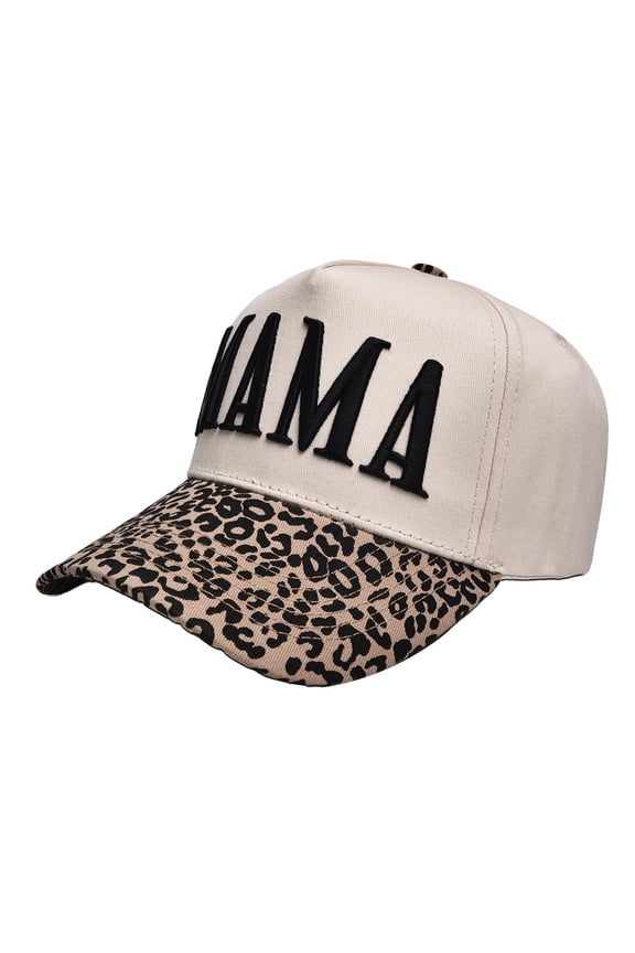 Sun Hats for Women MAMA Embroidered Two Tone Retro Trucker Hat, Women Adjustable Outdoor Sun Dad Hat for Casual Daily