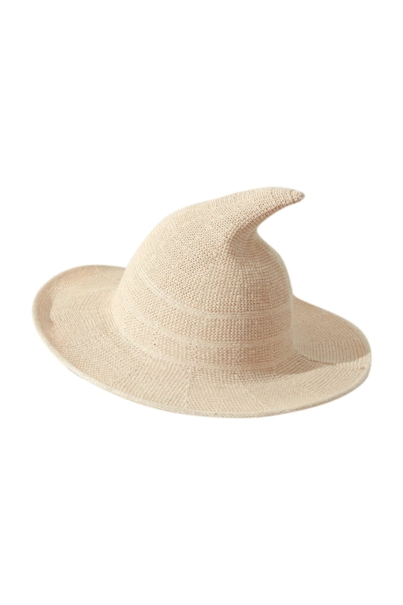 Sun Hats for Women Women Foldable Crochet Witch Style Fisherman Basin Hat, Large Brim Fashion Sun Cap for Costume & Daily Wear