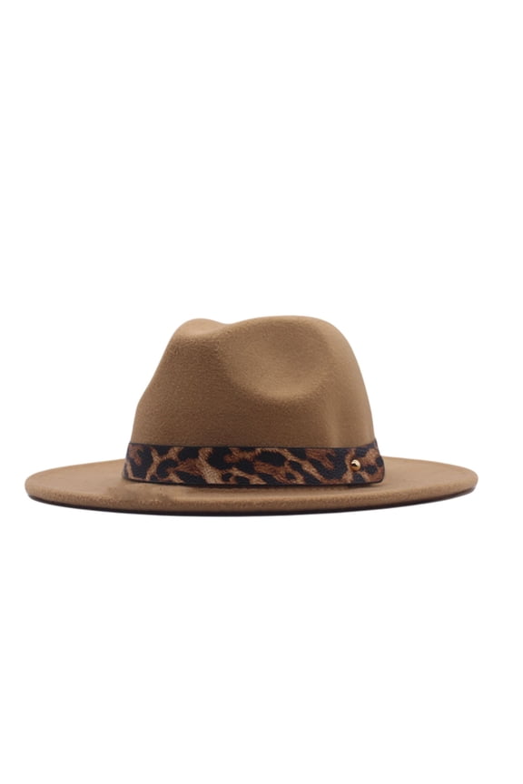 Sun Hats for Women Women Men Leopard Pattern Wide Brim Bucket Hat, Western Style Solid Fashion Sunshade Fisherman Cap