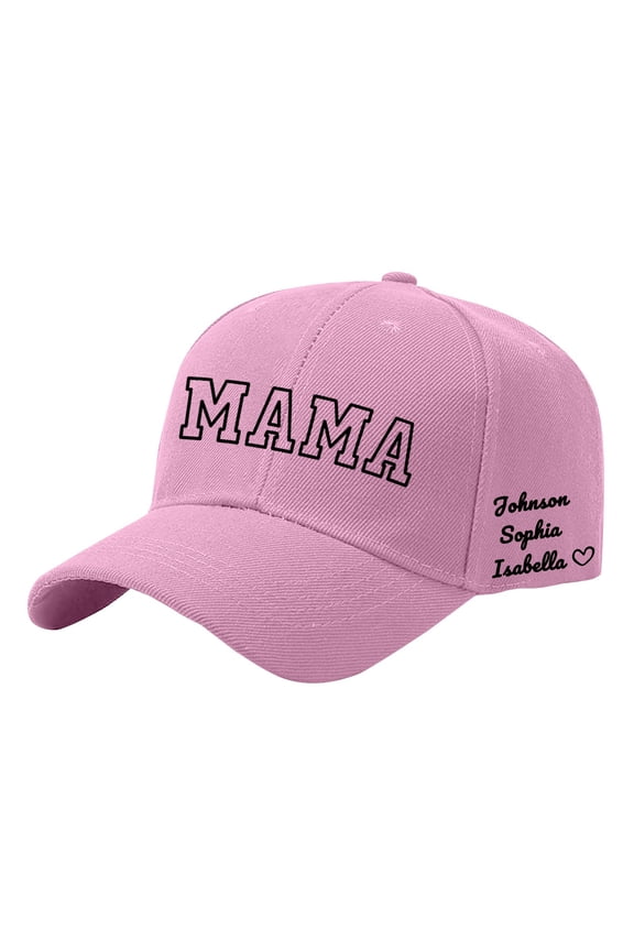 Trucker Hat Personalized DIY Custom Name Baseball Cap, Customized Mother's Day Birthday Gift Sun Hat for Women
