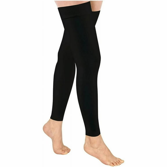 Gsakboxl Under $12 Compression Socks Men & Women 20-30mmHg Thigh High Footless Compression Stockings Firm Support Socks for Circulation & Recovery