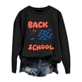 thumbnail image 1 of Gsakboxl Womens Shirts Women Cute Fish Graphic Crewneck Sweatshirt No Hood Long Sleeve Loose Casual Pullover Tops For Back To School Campus Daily Fashion Clothing, 1 of 4