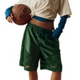 thumbnail image 1 of Gsakboxl Womens Shorts Women Y2K Lace Patchwork Elastic Drawstring Baggy Sweat Shorts Loose Sport Workout Casual Shorts Green, 1 of 10