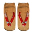 thumbnail image 1 of Gsakboxl Womens Socks Women's Funny 3D Nail Art Printed Short Socks Creative Prank Style Invisible Socks Ankle Socks for Daily Party, 1 of 3