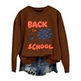 thumbnail image 1 of Gsakboxl Womens Tops Women Cute Fish Graphic Crewneck Sweatshirt No Hood Long Sleeve Loose Casual Pullover Tops For Back To School Campus Daily Women Clothing, 1 of 4
