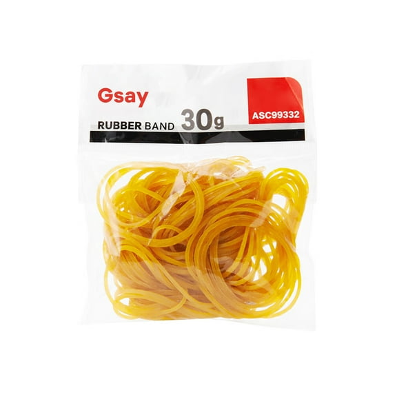 Gsay Rubber bands for hair, Elastic Band, Size 19 Rubber Band 30 pcs Small Rubber Bands