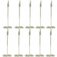 thumbnail image 1 of Gseagtia 10PCS Metal Table Card Holders for Business Cards & Messages Golden Glamour, 1 of 8