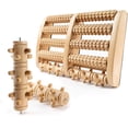 thumbnail image 1 of Gseagtia Premium foot massager roller with INTERCHANGEABLE rollers I Wooden foot roller ideal for home and office I Foot massager for pain prevention and relief I Wooden foot, 1 of 5