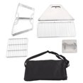 thumbnail image 1 of Gseagtia Stainless Steel Foldable Rack for BBQ Charcoal Grill Outdoor Cooking Household Kitchen Tools, 1 of 8