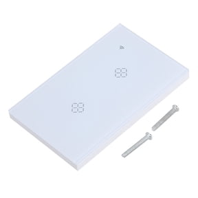 Gseagtia WiFi Smart Wall Light Touch Panel Switch Remote Control with Smart Phone(Double Way)