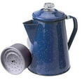 thumbnail image 1 of Gsi Blue 12-Cup Enamelware Percolator, 1 of 2