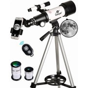 Gskyer 70mm f/5.7 Refracting Telescope with Phone Adapter, Wireless Remote, Carry Bag