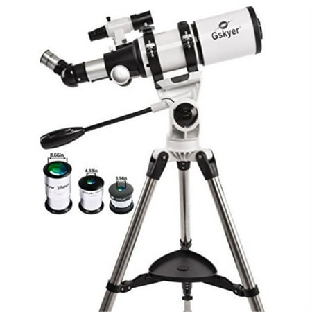 Gskyer Telescope, 80mm AZ Space Astronomical Refractor Telescope, German Technology Scope