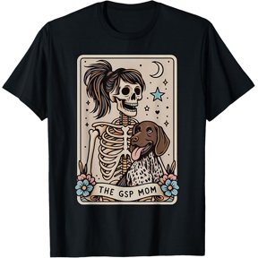 Gsp Mom German Shorthaired Pointer Tarot Card T-Shirt Size S-5XL