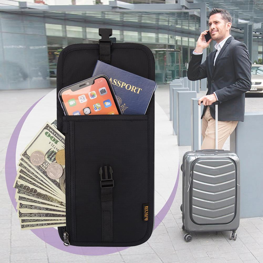 Gstewii Waterproof Travel Passport Holder Bag RFID ID Credit Card Neck
