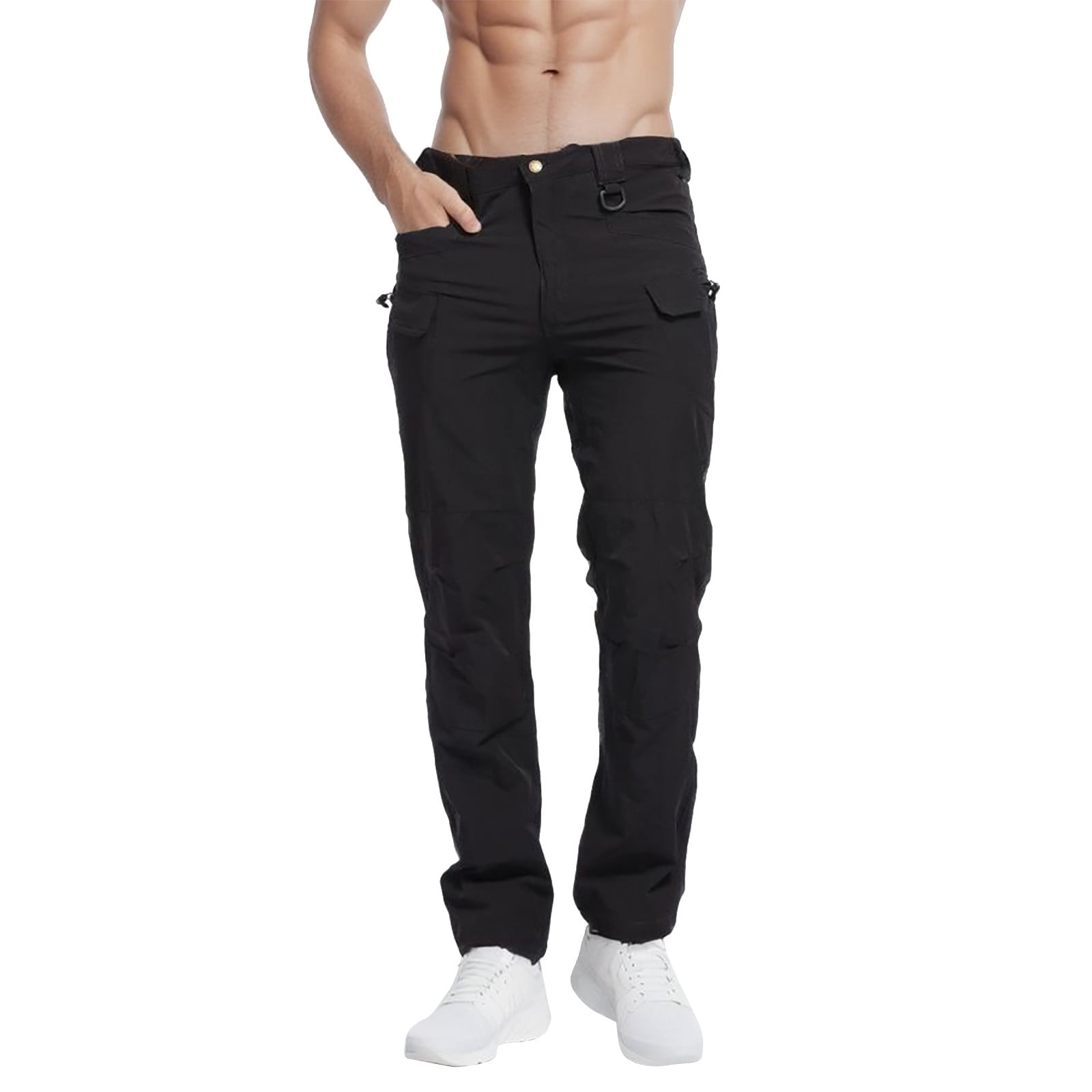 Gstytr Men's Cargo Pants Cotton Cargo Work Pants MultiPockets Work