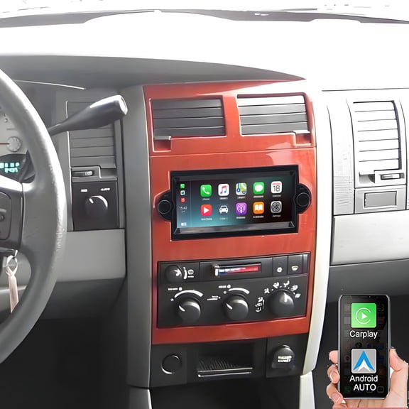 Gsuatey 2+64G Radio for Dodge Durango 2005-2008, 6.86 inch Touch Screen Android 14 Car Stereo with Wireless Carplay Android Auto Bluetooth GPS WiFi FM RDS Backup Camera