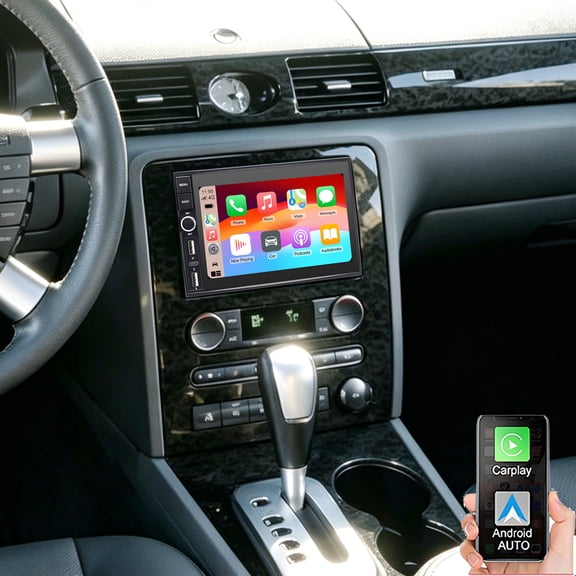Gsuatey 2+64GB Car Radio for Mercury Sable 2008-2009, 7 Inch Touchscreen Car Stereo with Wireless Carplay & Android Auto 5G WiFi Bluetooth AM/FM Mirror Link Backup Camera