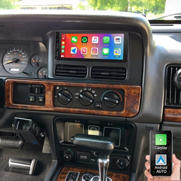 Gsuatey 2G+32G Android Car Stereo for Jeep Grand Cherokee 1993-1998 with Wireless CarPlay Android Auto, 6.8 Inch Car Radio Support GPS Navigation WiFi SWC Bluetooth FM/RDS with Backup Camera