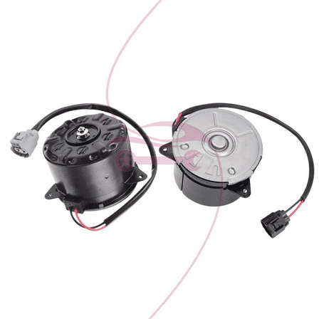 Gsuatey 2Pcs Radiator Cooling Fan Motor for Lexus RX400h 3.3L 2006-2008, for Toyota Highlander 3.3L 2006-2007 Replaces 1636320400, 16363 20400