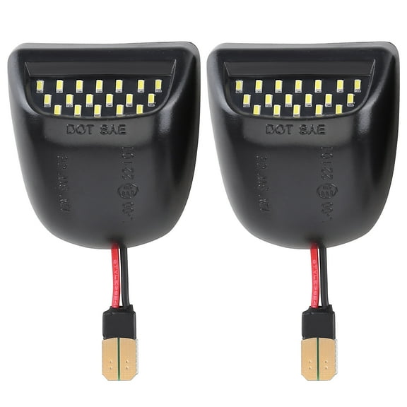Gsuatey 2pcs Car License Plate Light 12V LED Rear View Light 22794700 for Chevrolet Pickup GMC