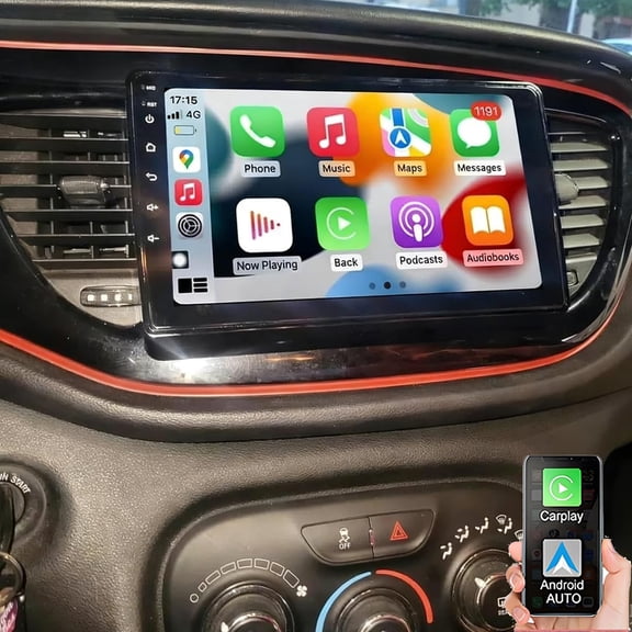 Gsuatey 4+64 Android 13 Car Stereo Radio for Dodge Dart 2012-2016, 9 Inch with Wireless Carplay&Android Auto,GPS, WiFi, Bluetooth,FM, Support OBD2/DVR/DSP