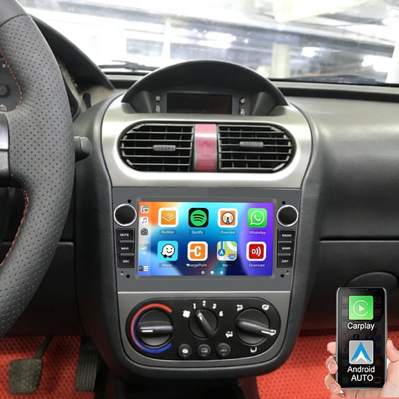 Gsuatey 4+64G Android Car Radio for Opel Tigra Twin Top 2004-2011, 7" Touch Screen with Wireless Carplay Android Auto FM/RDS EQ Bluetooth WiFi GPS Navigation Mirror Link Backup Camera