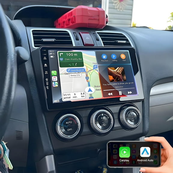 Gsuatey 4+64G Car Radio Stereo for Subaru Forester WRX/XV 2012-2015 with Wireless Carplay Android Auto,9 inch Car Stereo Touch Screen with GPS Bluetooth FM Backup Camera