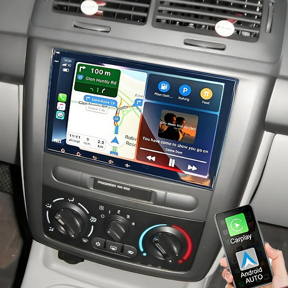 Gsuatey 8 Inch Car Radio Stereo for Chevrolet Cobalt 2007-2010 with Carplay Android Auto, Android 15 Touch Screen MP5 Player Mirror Link EQ GPS Navigation WiFi BT FM Backup Camera