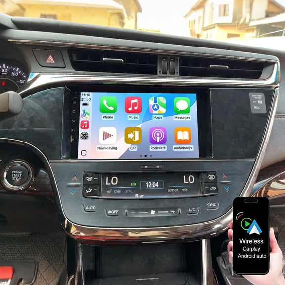 Dexico Android 13 Car Radio Stereo for Toyota Avalon 2013-2018, 2GB+32GB 9inch IPS Touch Screen with Wireless Carplay & Android Auto Bluetooth/GPS Navigation FM/RDS SWC AHD Backup Camera