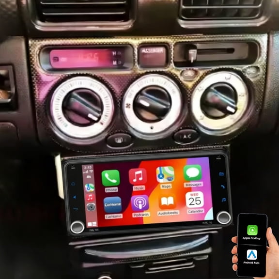 Gsuatey Android 13 Car Radio Stereo with Toyota MR2 Spyder 2000-2005 with Wireless Carplay Android Auto,7inch IPS Touchscreen Support Bluetooth/GPS/WiFi/Mirror Link/Backup Camera