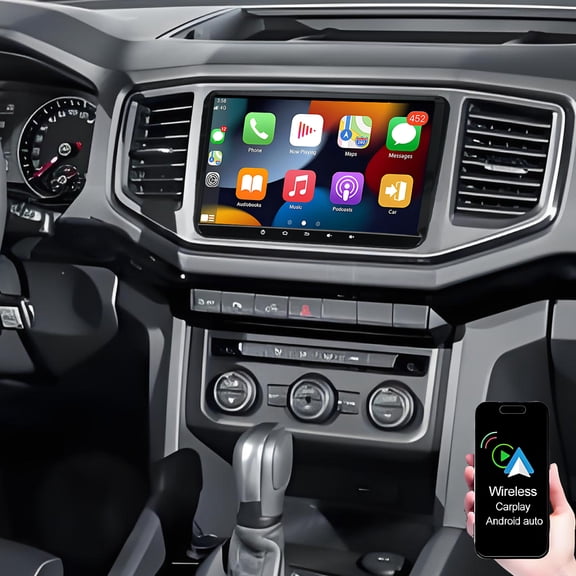 Gsuatey Android 13 Car Radio Stereo for VW Amarok 2007-2021 with Wireless Carplay Android Auto, 7 inch Touch Screen Head Unit SWC GPS WiFi Bluetooth FM RDS DSP with Backup Camera