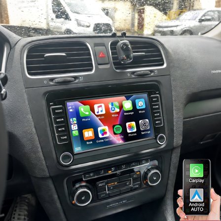 Gsuatey Android 13 Car Radio for VW Golf MK6 2010-2013, 7inch IPS Touch Screen Head Unit with Wireless Carplay Android Auto Bluetooth GPS WiFi SWC Backup Camera