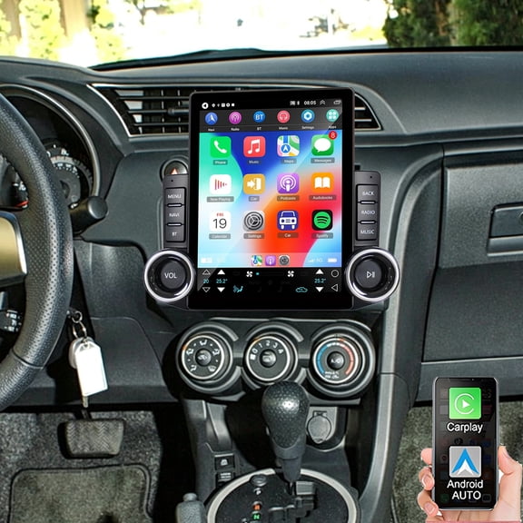 Gsuatey Android 15 Car Radio for Scion TC 2011-2016, 9.7 Inch 2+32G Car Stereo with Wireless CarPlay/Android Auto/Bluetooth/GPS Navigation/WiFi/Touch Screen/Backup Camera