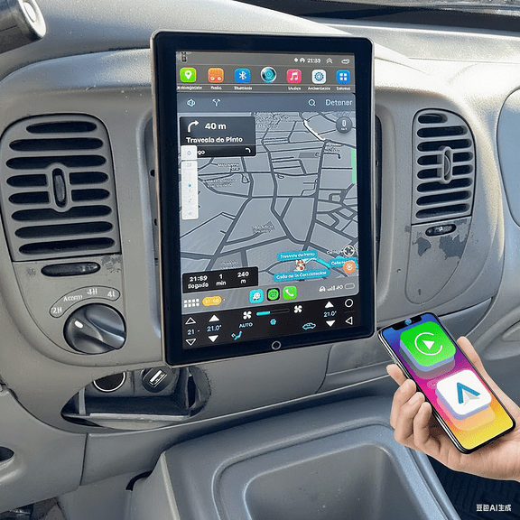 Gsuatey Android Car Radio for Ford F150 1997-2004 with Wirelss Carplay Android Auto, 10 inch Touch Screen Car Stereo, GPS Navigator, WiFi, FM, Backup Camera