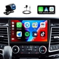 thumbnail image 1 of Gsuatey Android Car Stereo Radio for Ford Transit Custom 2020-2024 with Wireless CarPlay Android Auto Mirror Link 10.1 Inch Touchscreen Bluetooth GPS Navigation WiFi FM Backup Camera, 1 of 6
