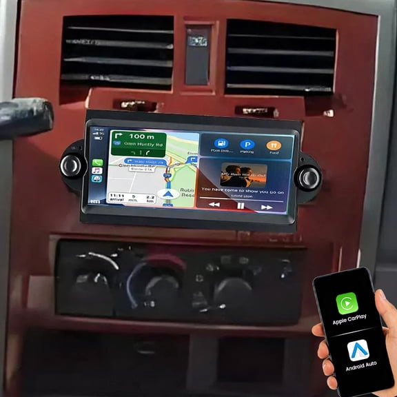 Gsuatey Car Radio for Dodge Dakota 2005-2007, 6.86inch Touch Screen Radio Head Unit Support Wireless Carplay Android Auto WiFi GPS Bluetooth AHD Backup Camera