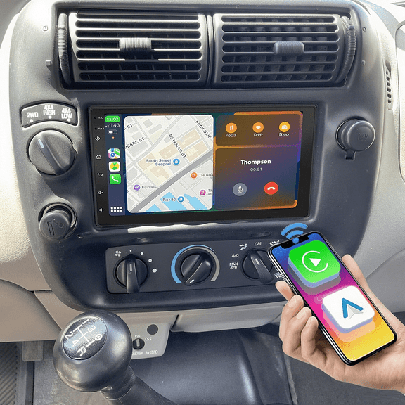 Gsuatey Car Radio for Ford Ranger 1998-2006, Android 15.0 9 Inch WiFi Stereo Support Carplay/Android Auto,GPS Navigation with Bluetooth,SWC/FM Radio with Backup Camera