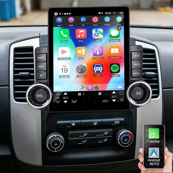 Gsuatey Car Radio for Nissan Frontier 2015-2021, 9.7 inch IPS Touchscreen Android Car Stereo with Wireless Carplay & Android Auto WiFi FM/AM/RDS GPS SWC + AHD Backup Camera