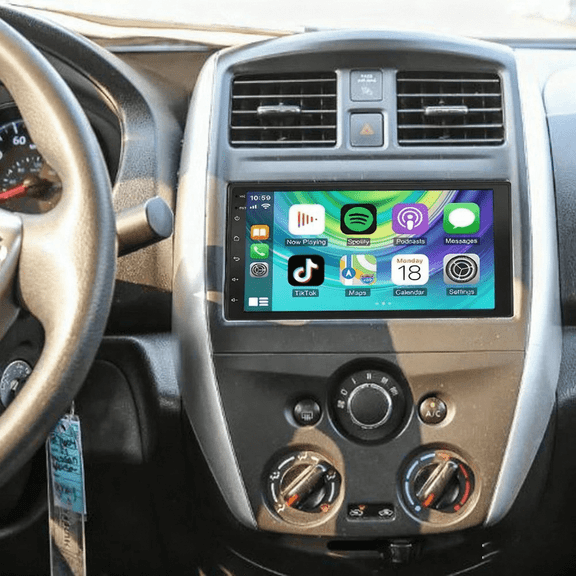 Gsuatey Car Radio for Nissan Versa 2012-2019, 7 inch Touch Screen - with Wireless Carplay Android Auto WiFi GPS SWC FM/RDS DSP Bluetooth + HD Backup Camera
