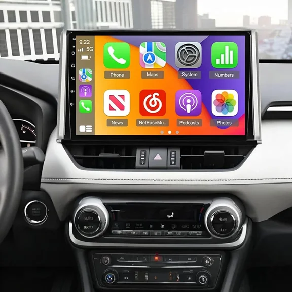 Gsuatey Car Radio Stereo for Toyota RAV4 2018 2019 2020, 9 inch Touch Screen Android 14 Upgrade GPS Navigation Head Unit with Wireless CarPlay/Android Auto, 4+64G