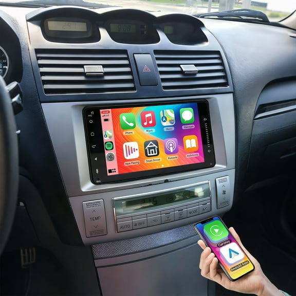 Gsuatey Car Radio Stereo for Toyota Solara 2004-2008, 7" Touch Screen Head Unit with Wireless Carplay Android Auto Bluetooth GPS RDS EQ HiFi FM Mirror Link WiFi SWC Backup Camera