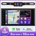 thumbnail image 1 of Gsuatey Car Radio for Toyota 4 Runner Camry, 7 inch Touch Screen Car Stereo, Support Carplay/Android Auto, with DSP/Bluetooth/WiFi +AHD Backup Camera +MIC, 1 of 18