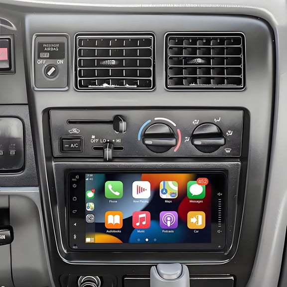 Gsuatey Car Radio for Toyota Tacoma 1998-2004 with Wireless CarPlay Android Auto, 7 inch Touch Screen Stereo Android 15 GPS Navigation Bluetooth FM AM SWC RDS with HD Backup Camera