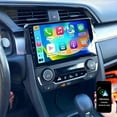 thumbnail image 1 of Gsuatey Car Stereo Radio for Honda Civic 2016-2021, Android 15 Car Player with Wireless Carplay Android Auto Bluetooth 9-Inch Touch Screen GPS Navigation WiFi FM/RDS Reverse Camera, 2GB+64GB, 1 of 12