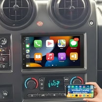 Gsuatey Car Stereo Radio for Hummer H2 2003-2006 with Carplay Android Auto, 7 Inch IPS Touch Screen Android 15 Car Radio with GPS Navigation Bluetooth WiFi Mirror Link Backup Camera